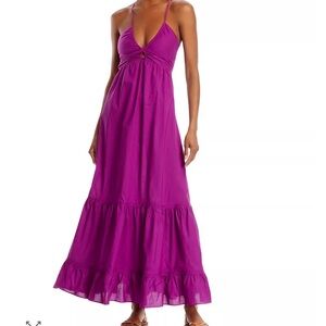 Elegant Purple Maxi Dress Vanessa Bruno